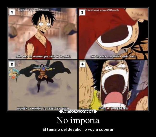 carteles luffy cocodrile one piece desmotivaciones