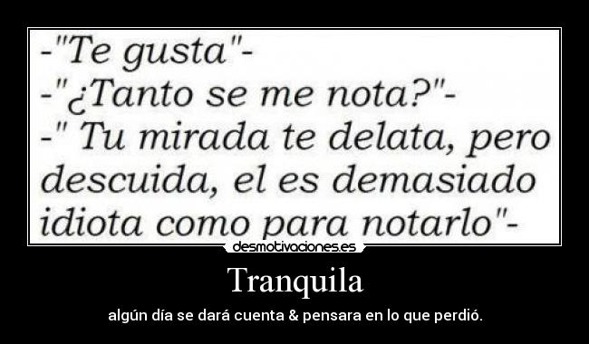Tranquila -