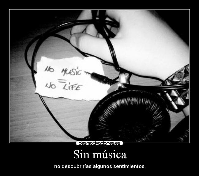 Sin música -