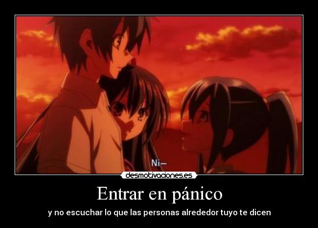 Entrar en pánico -