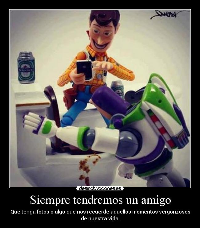 Siempre tendremos un amigo -