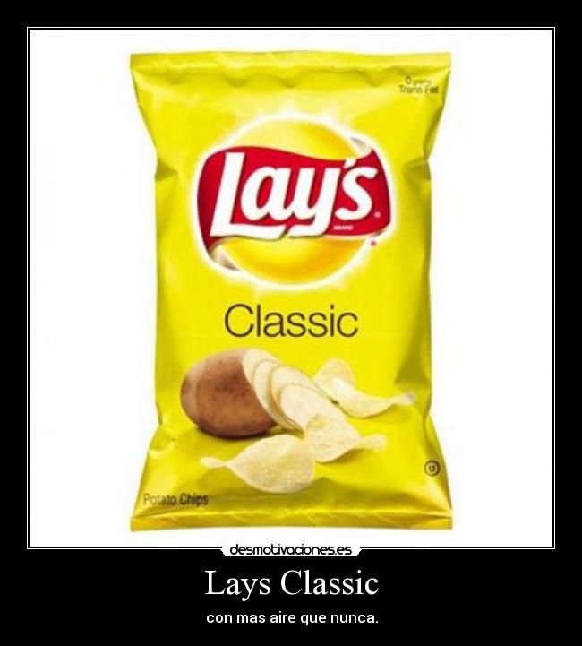 Lays Classic - con mas aire que nunca.