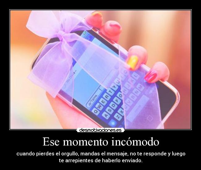 Ese momento incómodo -