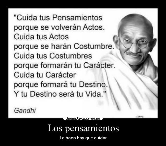 Los pensamientos -
