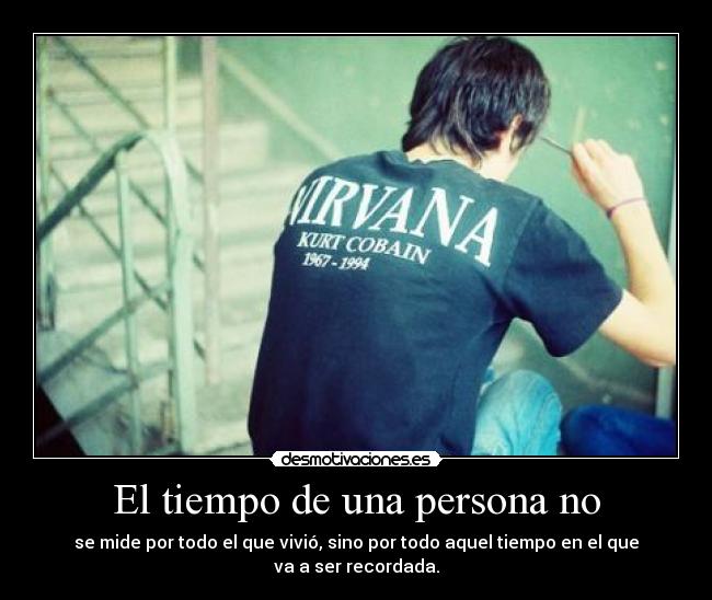 El tiempo de una persona no - 