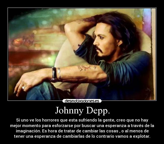 carteles johnny depp desmotivaciones