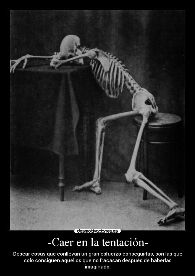 -Caer en la tentación- -