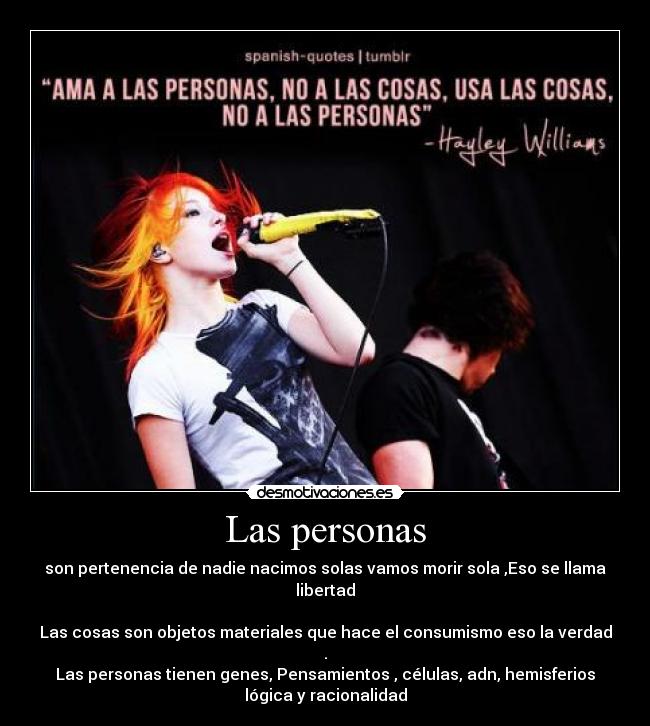 Las personas -