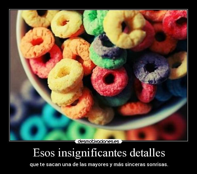 Esos insignificantes detalles - 