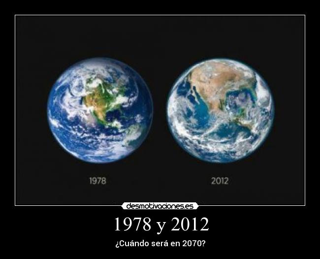 1978 y 2012 - ¿Cuándo será en 2070?