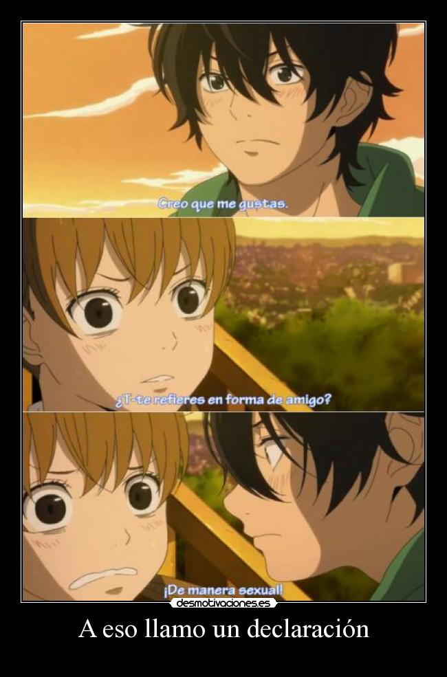 A eso llamo un declaración -