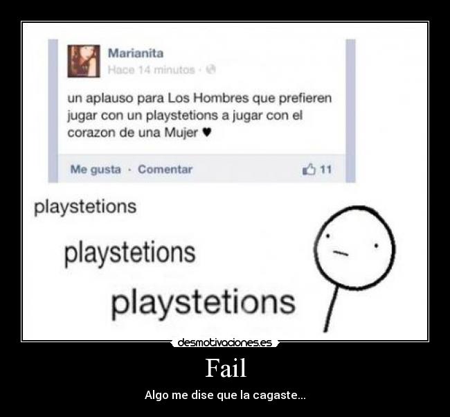 Fail - Algo me dise que la cagaste...