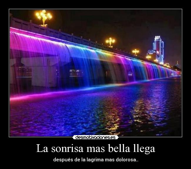 La sonrisa mas bella llega -