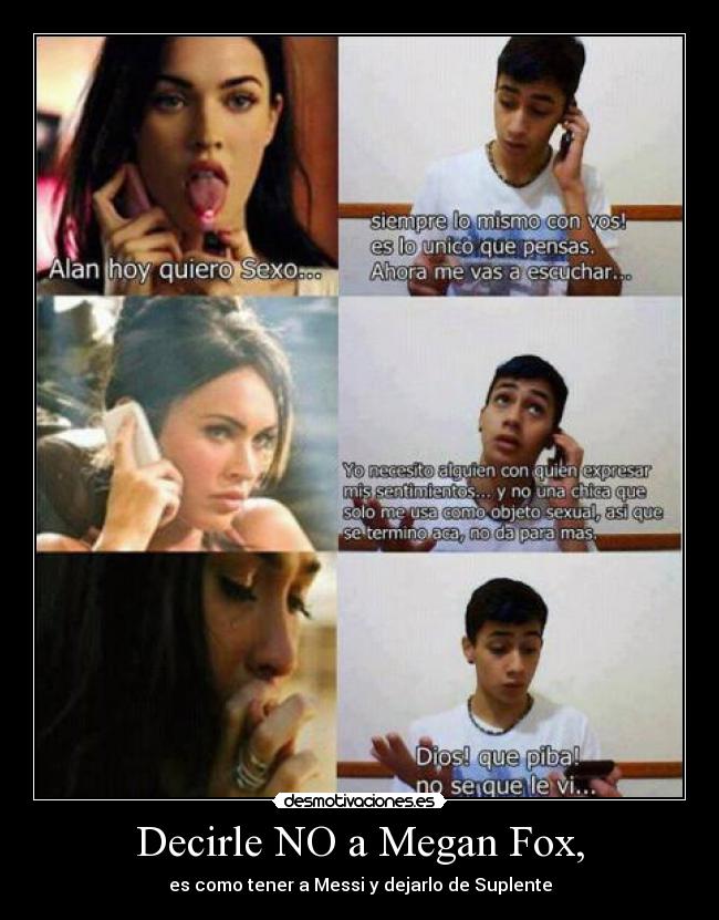 carteles megan fox desmotivaciones