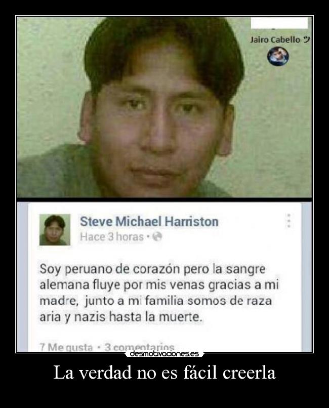 carteles indios peruanos creyendose arios desmotivaciones