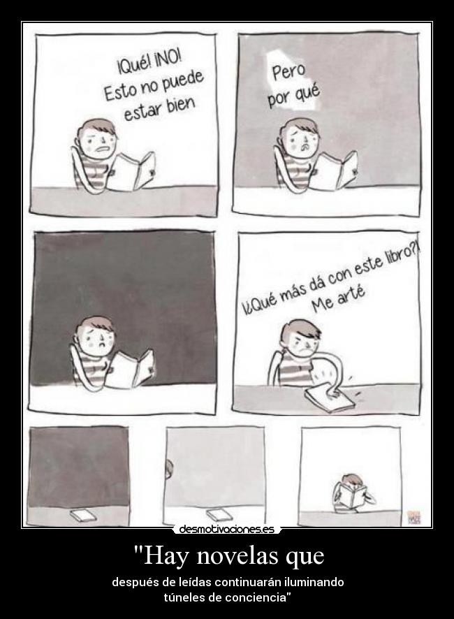 Hay novelas que -