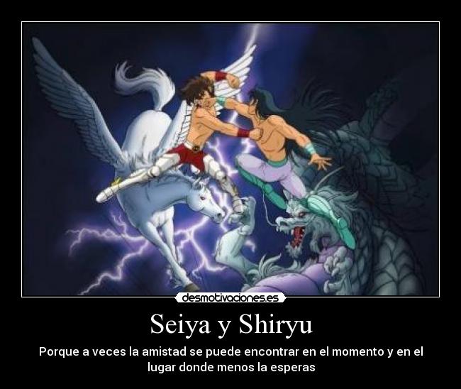 carteles saint seiya desmotivaciones