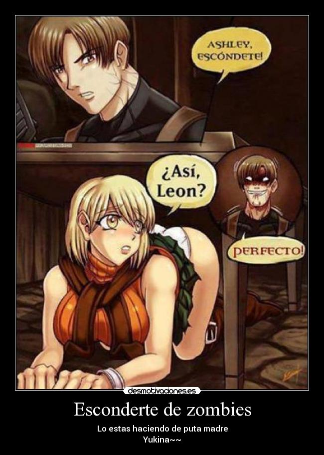 Esconderte de zombies -