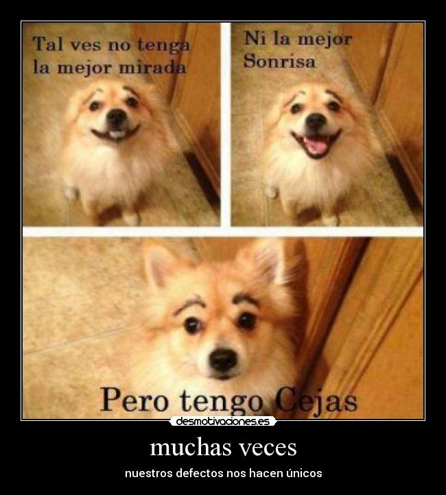muchas veces -
