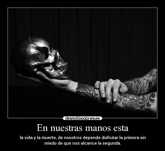 En nuestras manos esta -