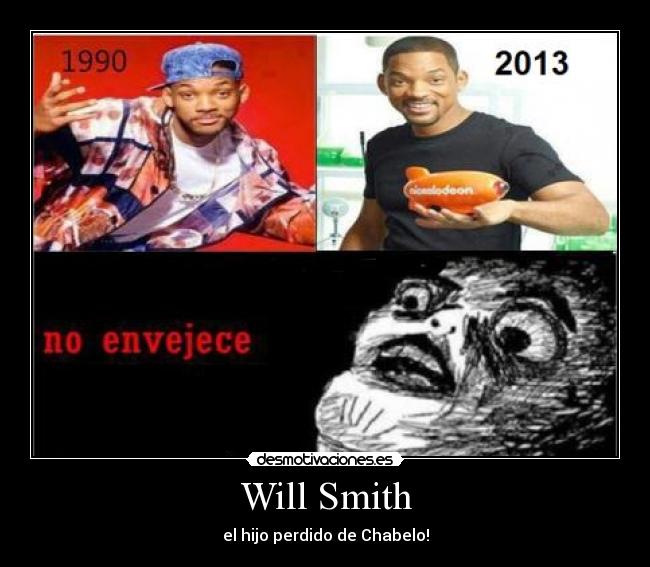 Will Smith - el hijo perdido de Chabelo!
