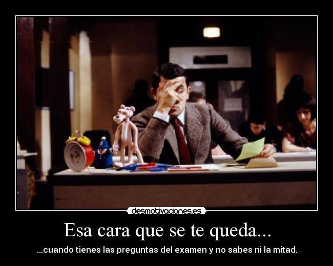 carteles examenes malditos inentendibles parezco una persona sin cultura con este cartel pero igual desmotivaciones