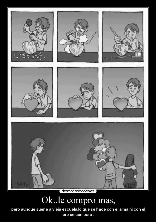 Ok..le compro mas, -