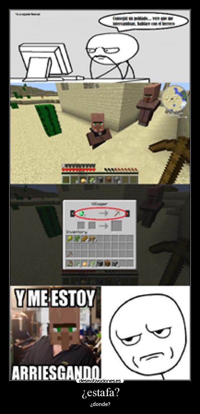 ¿estafa? - ¿donde?