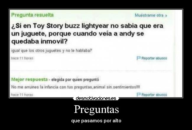 carteles preguntas desmotivaciones