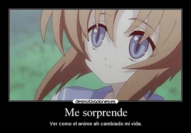 Me sorprende -