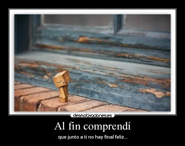 Al fin comprendí - 