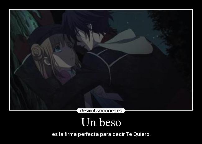 Un beso -