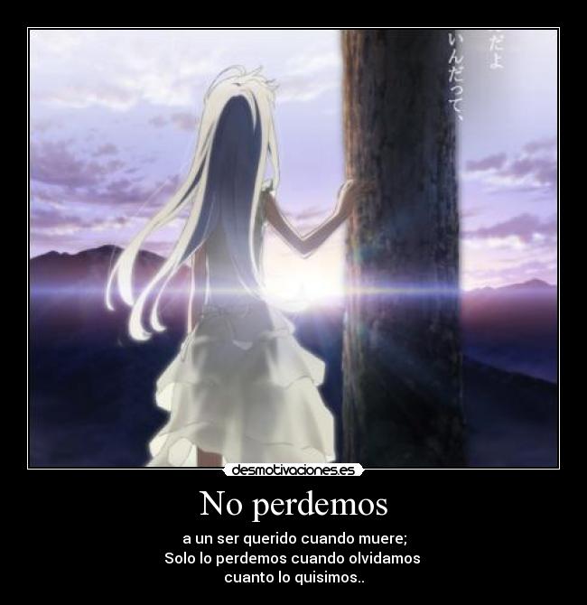 No perdemos -