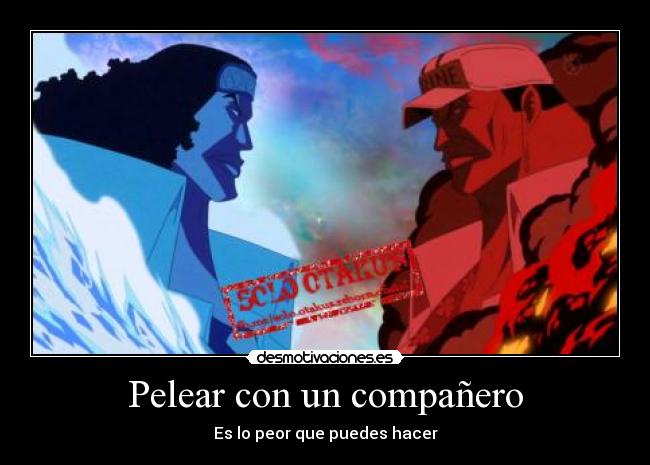 Pelear con un compañero -