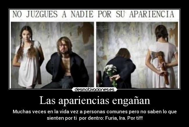 Las apariencias engañan -