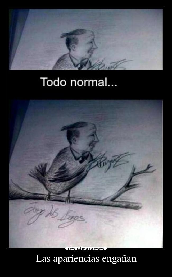 Las apariencias engañan -