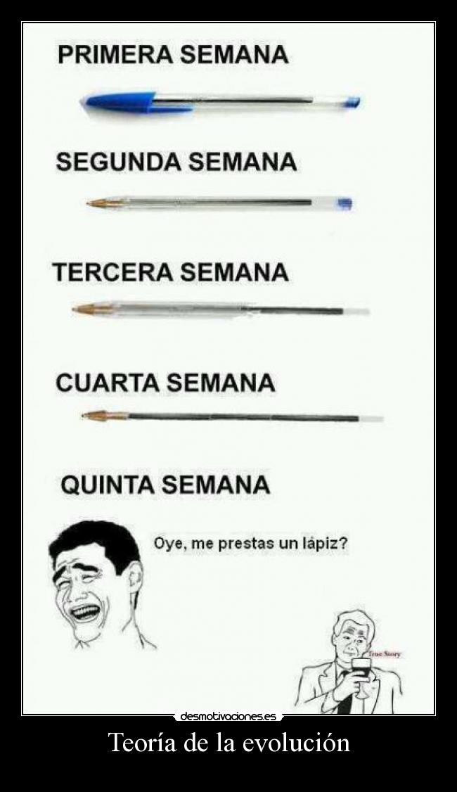 Teoría de la evolución -