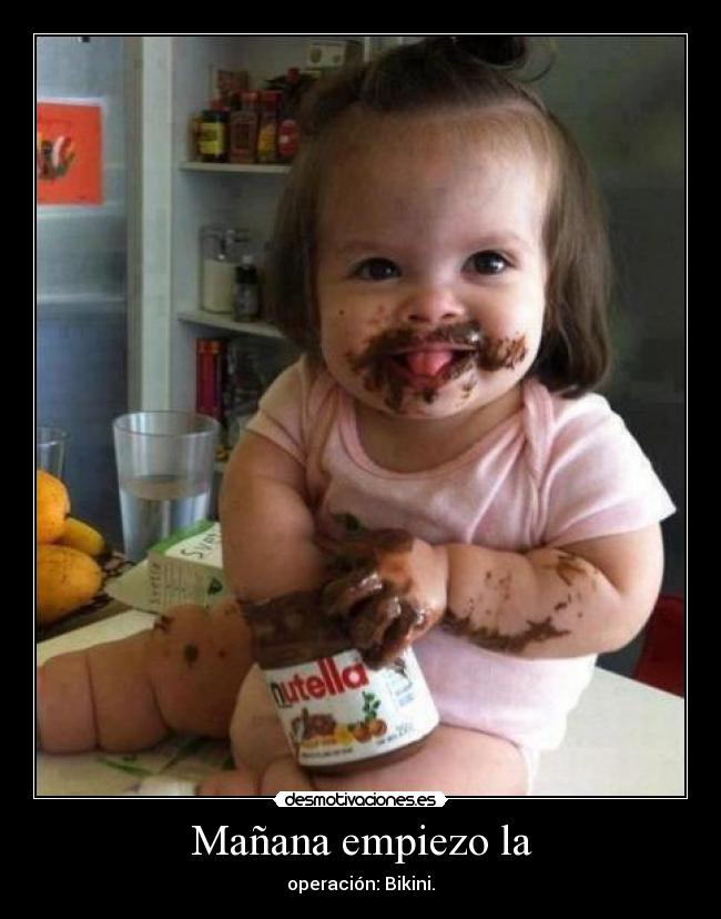 Mañana empiezo la -