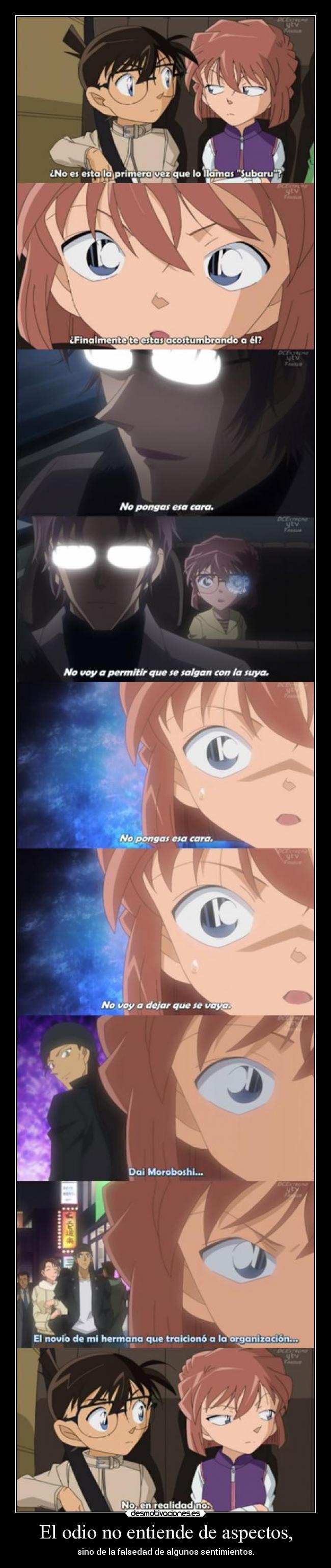 El odio no entiende de aspectos, - 