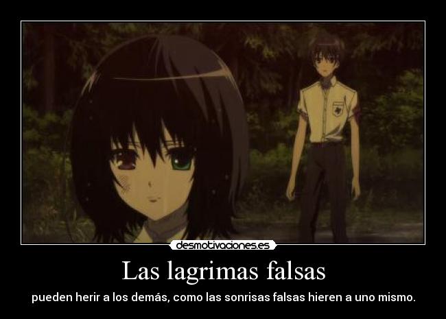 Las lagrimas falsas -