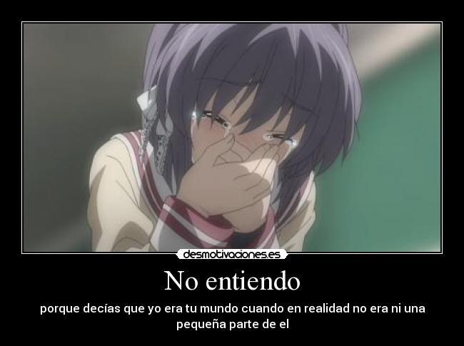 No entiendo -