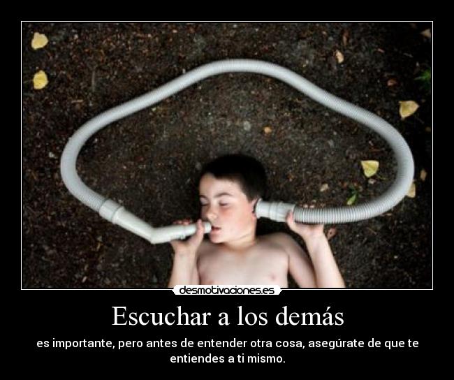 Escuchar a los demás -