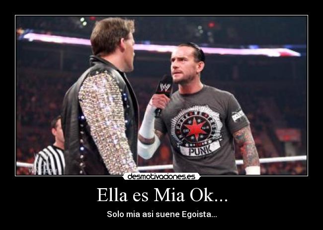 Ella es Mia Ok... - Solo mia asi suene Egoista...