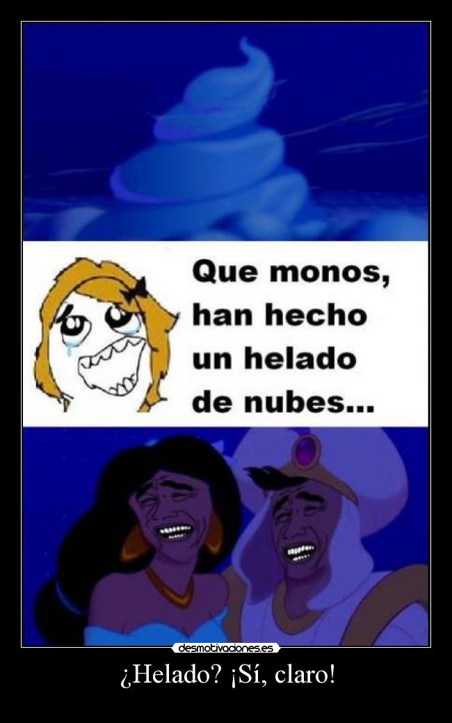 ¿Helado? ¡Sí, claro! -