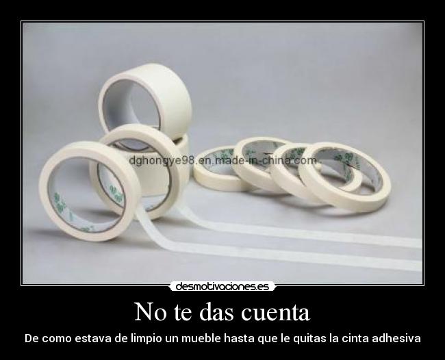 No te das cuenta - De como estava de limpio un mueble hasta que le quitas la cinta adhesiva