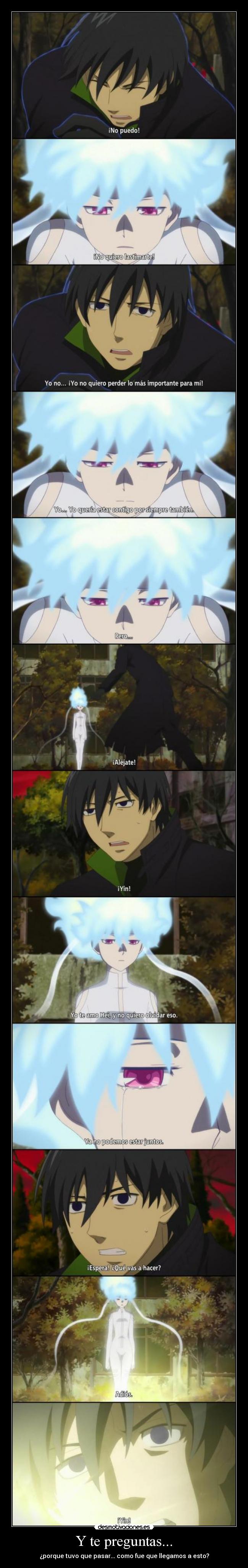 carteles darker than black kuro keiyakusha gaiden yin hei anime jesshellscythe desmotivaciones