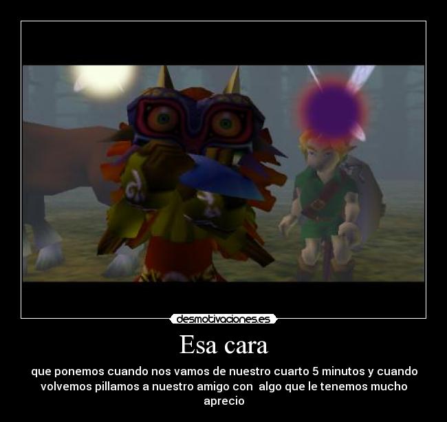 carteles link skullkid desmotivaciones