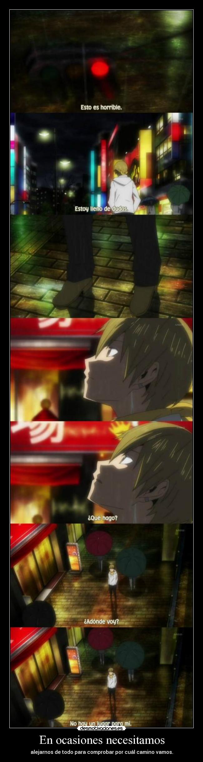 En ocasiones necesitamos -