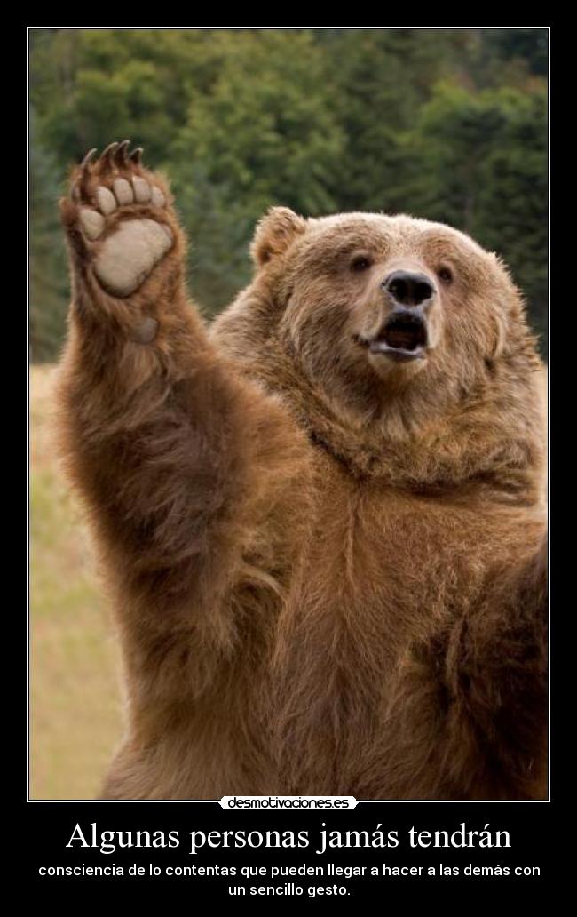 Algunas personas jamás tendrán - 