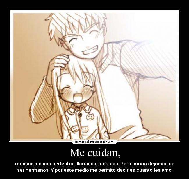Me cuidan, - 